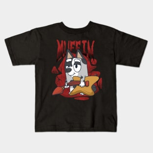 Muffin Bluey - metal music Kids T-Shirt